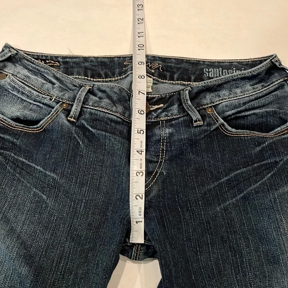 Silver Jeans Santorini Low Rise Crop Size 28